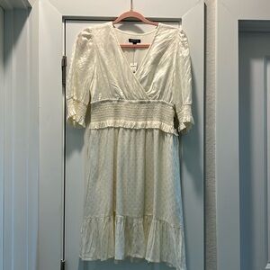 Express medium off white dress